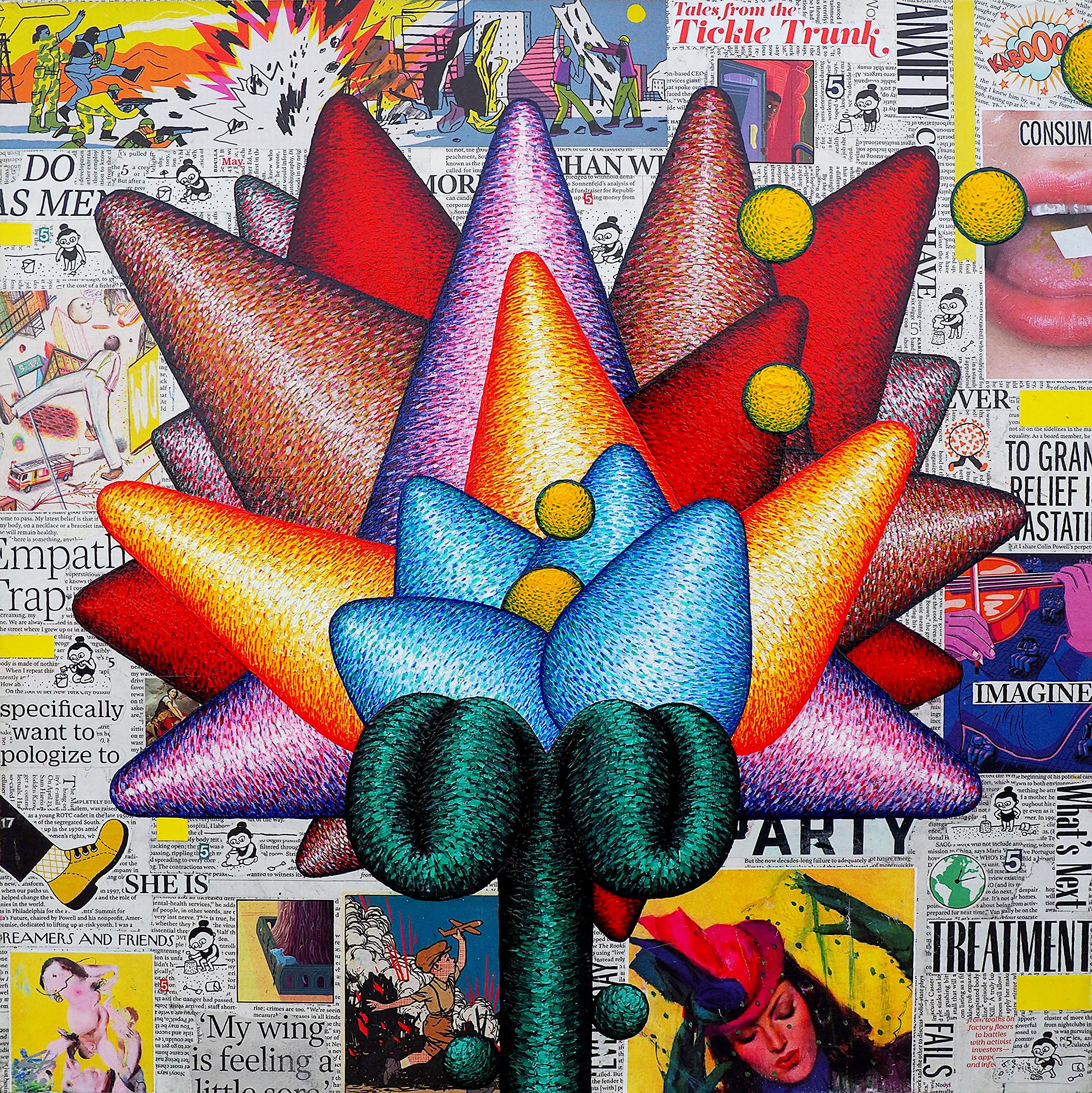 Apology Flower No. 10, 2022, 24in x 24in